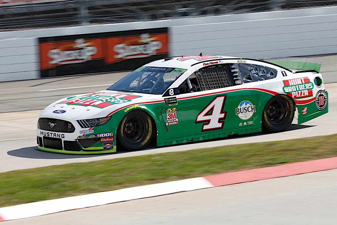 Harvick is fifth and trails Logano by 14 points. Blaney is sixth, one point behind Harvick. Harvick is fifth and trails Logano by 14 points. Blaney is sixth, one point behind Harvick.